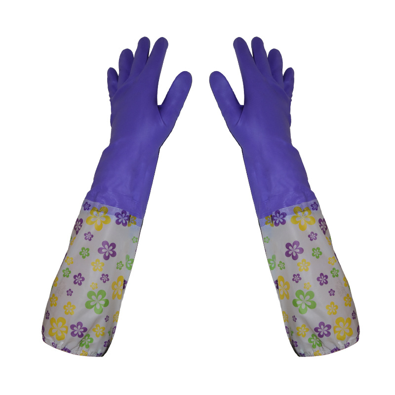 Hot Sell Long Kitchken Sleeve Gloves Fashionable PVC Househ (